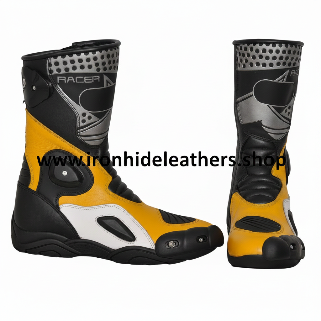 Racer Boots - Black Center Watermark
