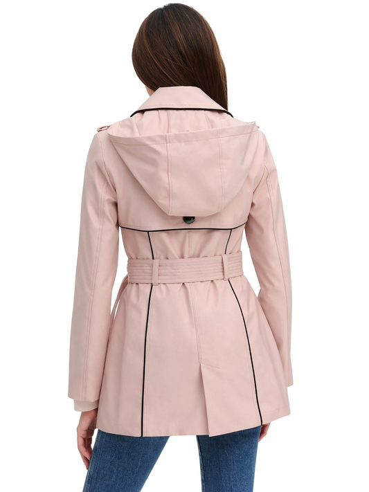 Women's Elegant Leather Fashion Coat – Premium Style
