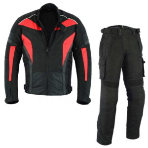 Men's Two-Piece Genuine Leather Suit