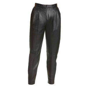 Men's Slim Fit Leather Motorcycle Pants