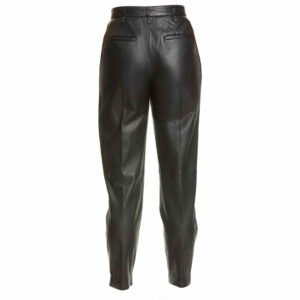 Men's Slim Fit Leather Motorcycle Pants