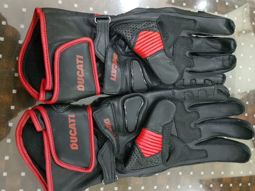 Racing Leather Motorcycle Gloves
