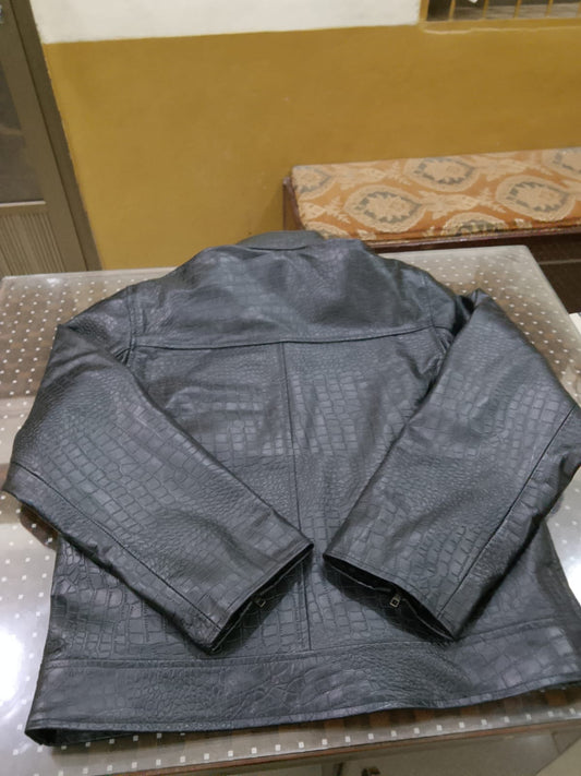 Men's Perforated Leather Jacket – Summer Riding Style