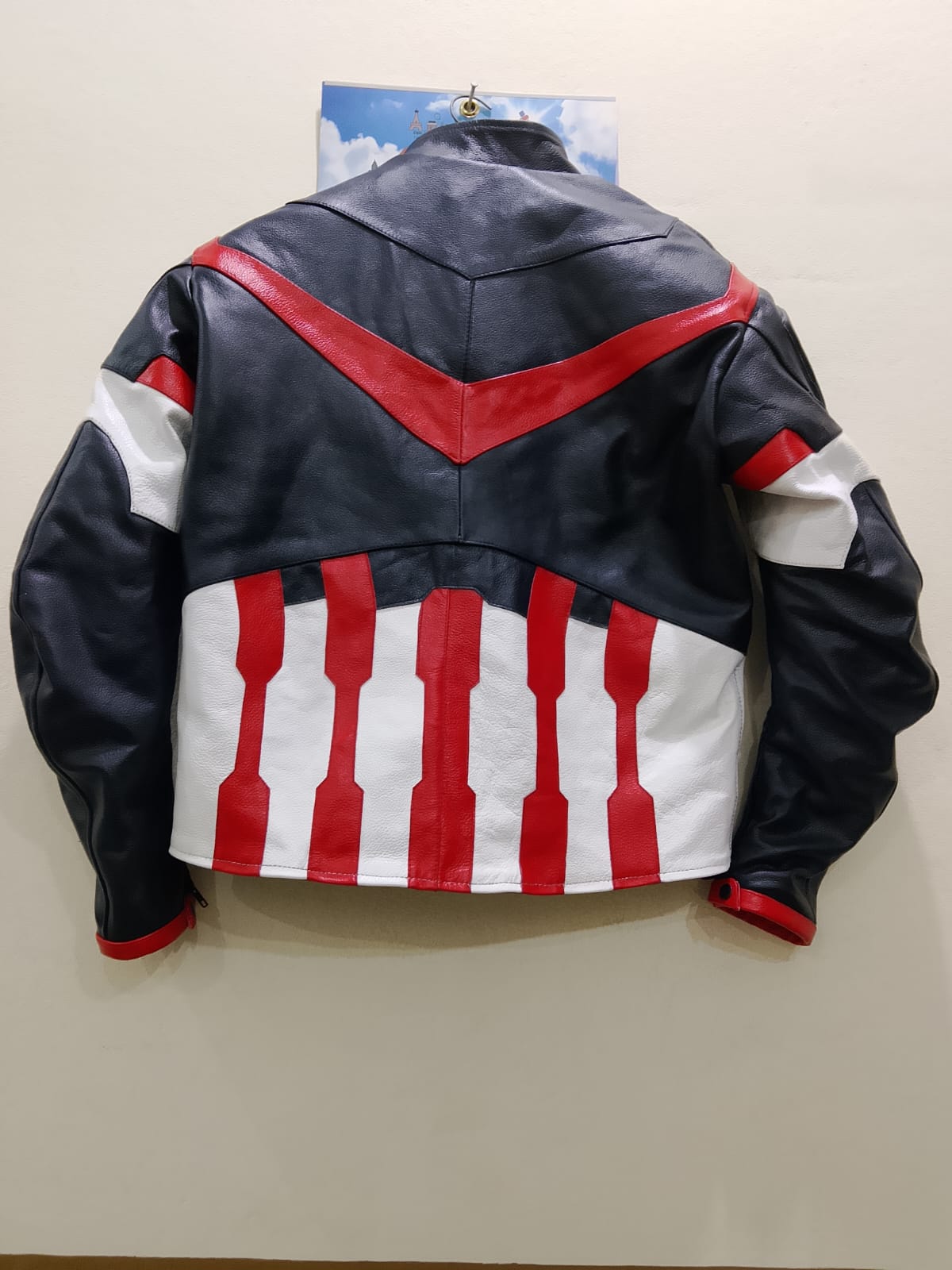 Men's Zip-Front Leather Jacket – Minimalist Biker