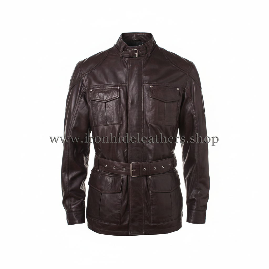 Belted Jacket Front