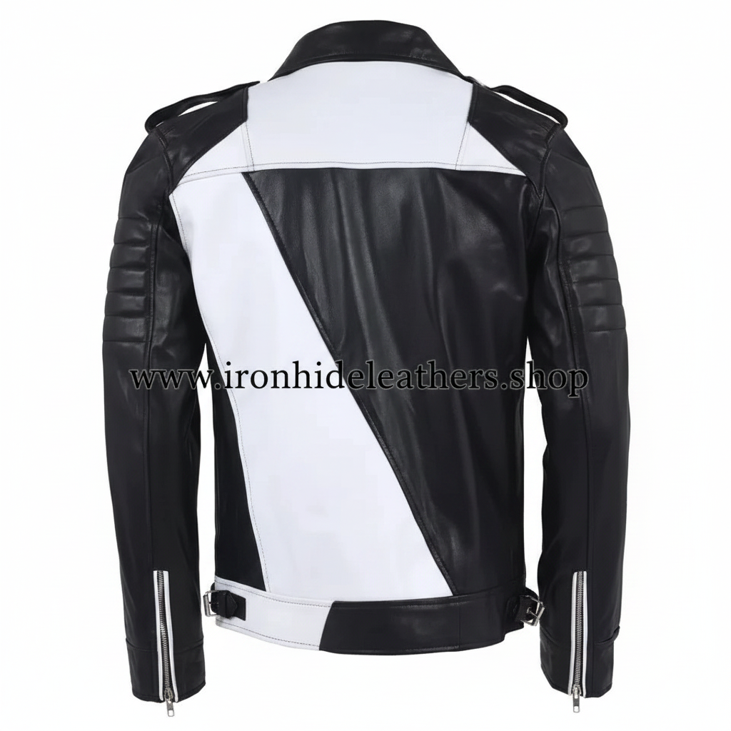 Black White Jacket Back