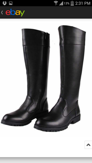Leather Knee-high Boots