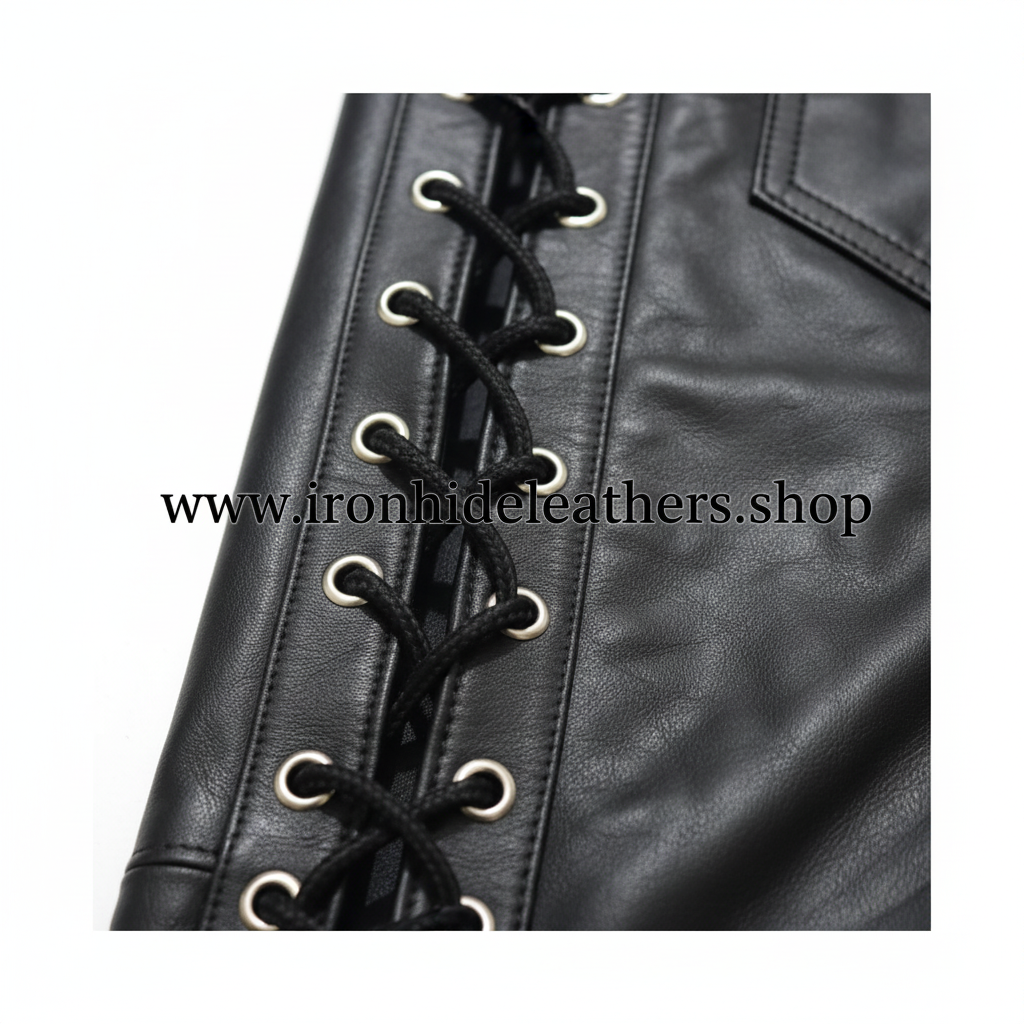 Closeup Lace-Up Side
