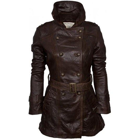 Leather Trench Coat