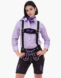 Traditional Bavarian Oktoberfest Leather Outfit – Lederhosen Set
