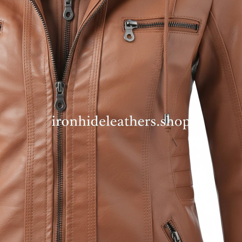Jacket Zipper Closeup