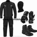 Motorcycle Gear Set - Black Center Watermark