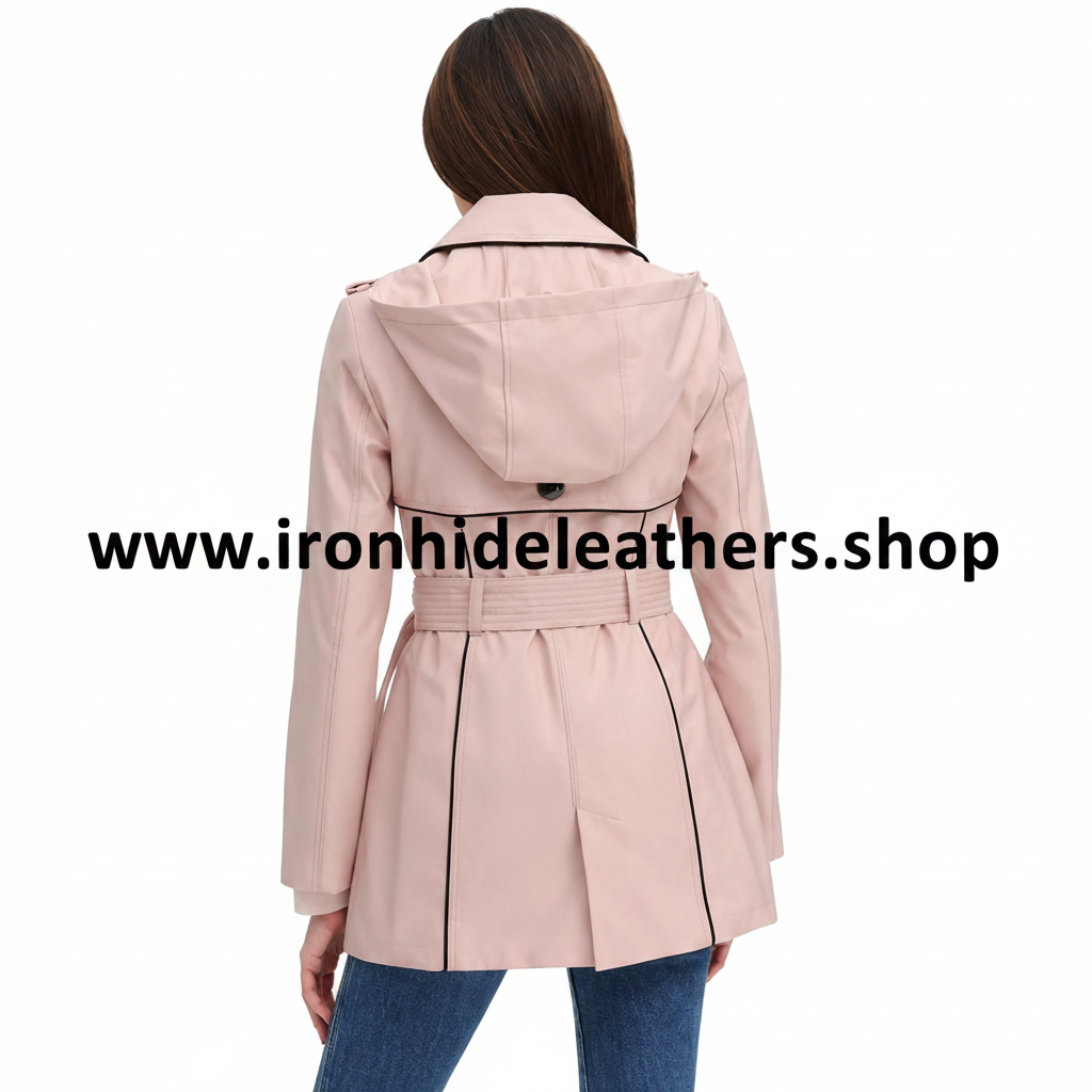 Pink Trench Coat Back - Square