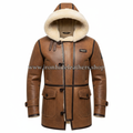 Shearling Aviator Jacket Front