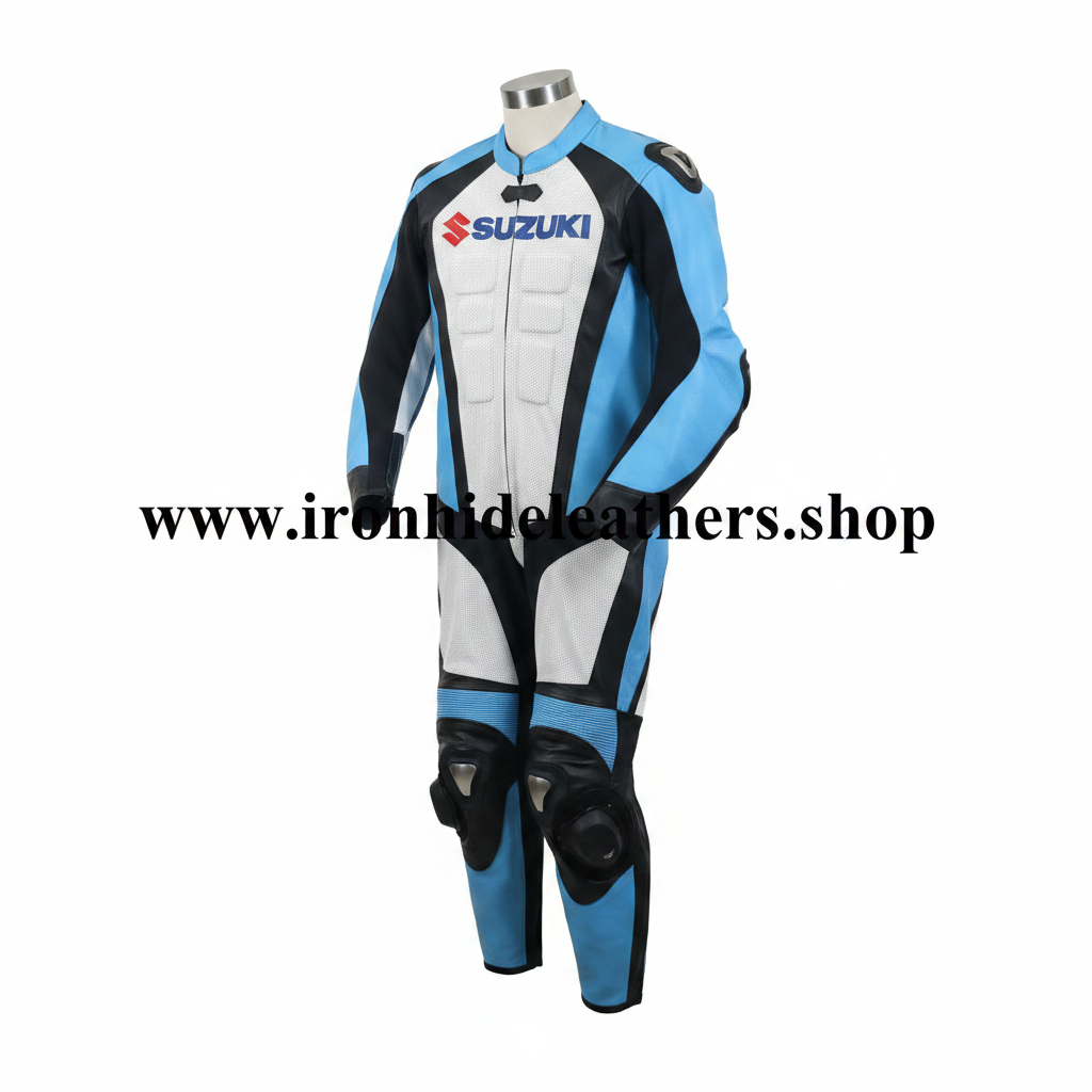 Suzuki Racing Suit - Front Angle