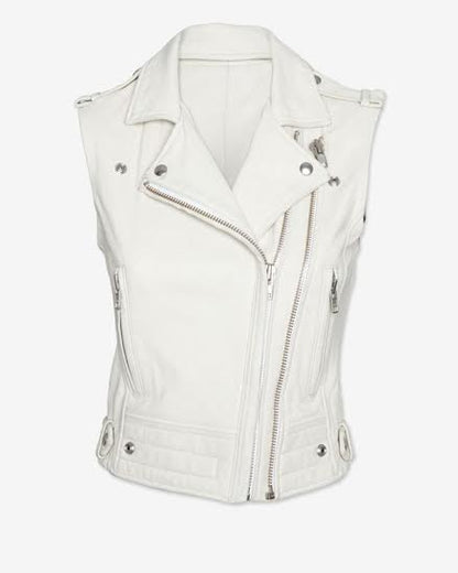Leather premium Biker Vest