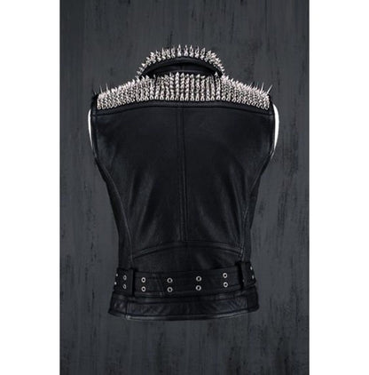 Leather Biker Vest